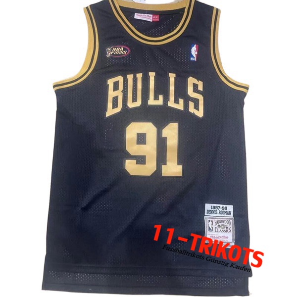 Chicago Bulls Trikots (BULLS #91) 2022/23 Schwarz