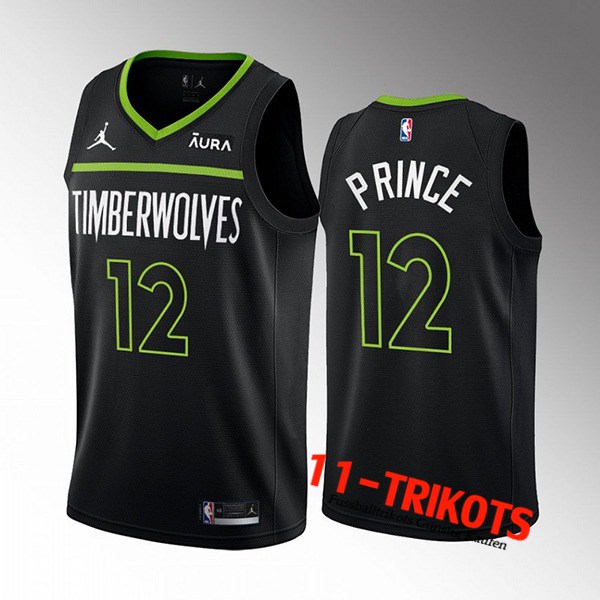 Minnesota Timberwolves Trikots (PRINCE #12) 2022/23 Schwarz