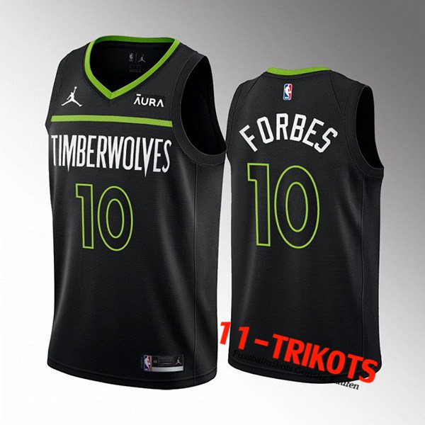 Minnesota Timberwolves Trikots (FORBES #10) 2022/23 Schwarz