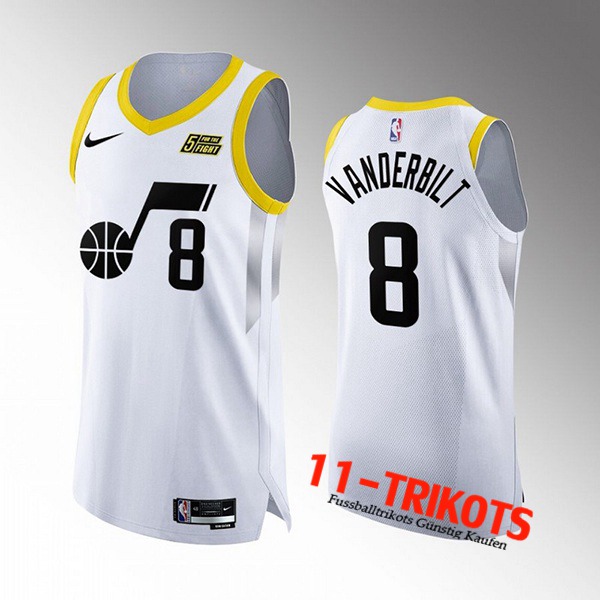 Utah Jazz Trikots (VANDERBILT #8) 2022/23 Weiß