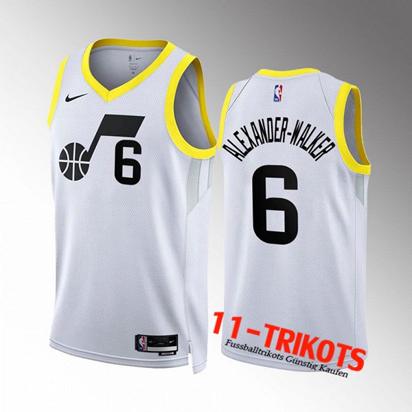 Utah Jazz Trikots (ALEXANDER-WALXER #6) 2022/23 Weiß