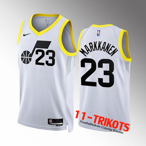 Utah Jazz Trikots (MARKKANEN #23) 2022/23 Weiß