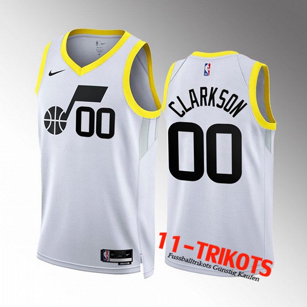 Utah Jazz Trikots (CLARKSON #00) 2022/23 Weiß