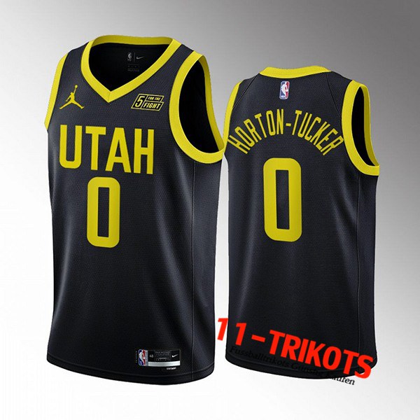 Utah Jazz Trikots (HORTON-TUCKER #0) 2022/23 Schwarz