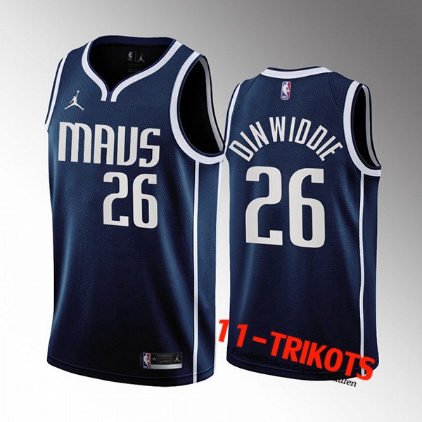 Dallas Mavericks Trikots (DINWIDDIE #26) 2022/23 Navy blau