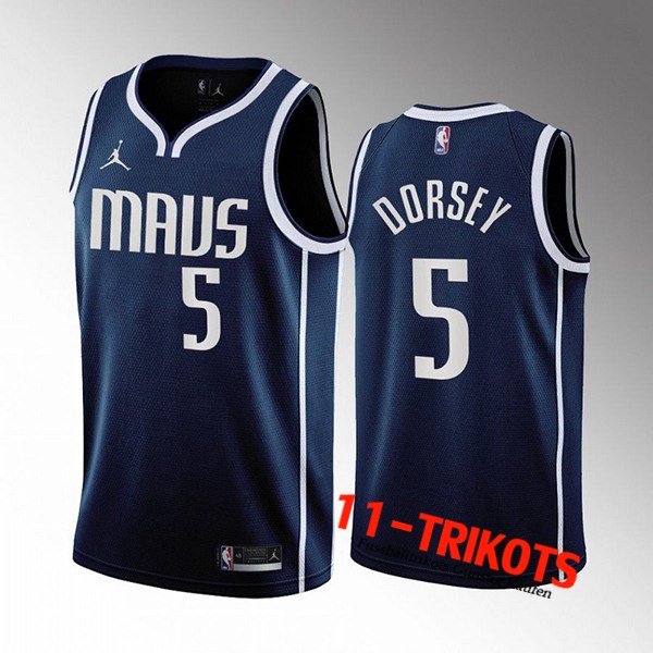 Dallas Mavericks Trikots (DORSEY #5) 2022/23 Navy blau