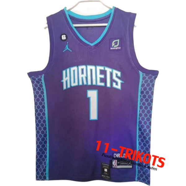 Charlotte Hornets Trikots (BALL #1) 2022/23 lila