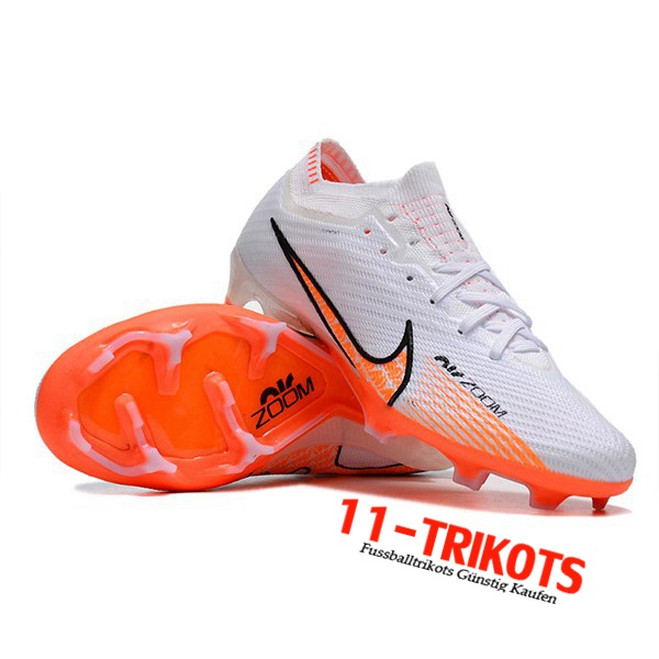Nike Fussballschuhe Air Zoom Mercurial Vapor XV Elite FG Weiß/Orange