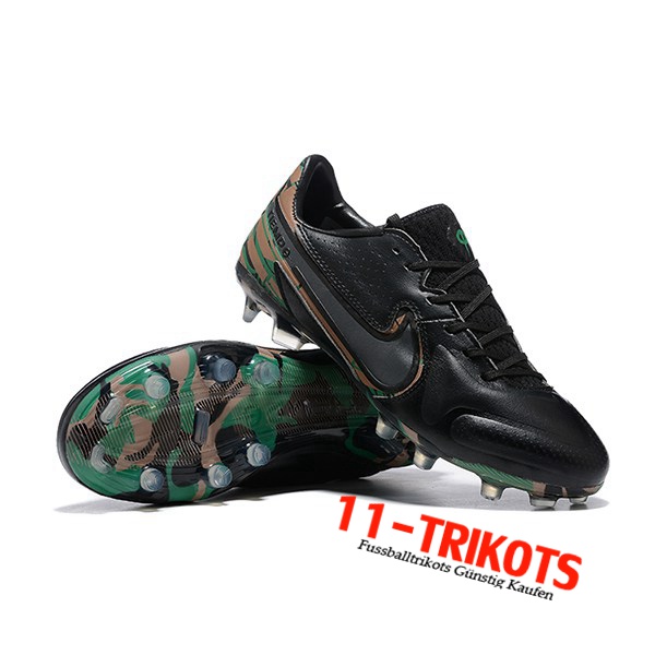 Nike Fussballschuhe Tiempo Legend 9FG Schwarz