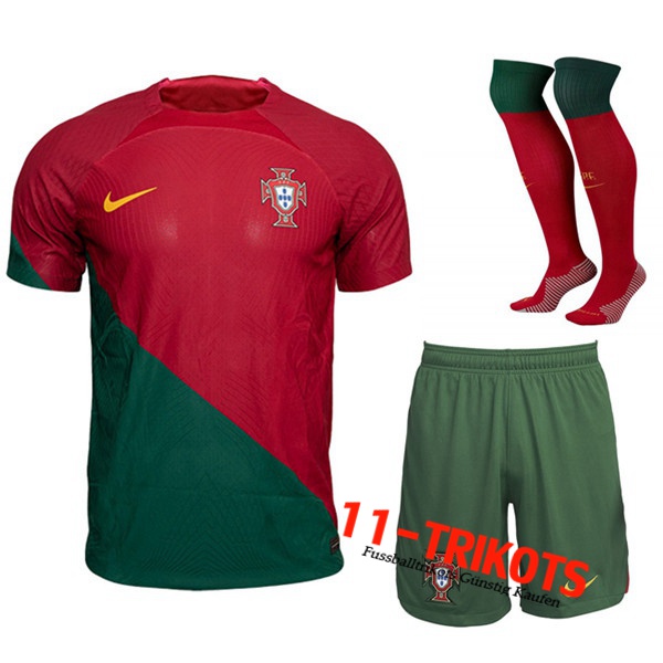 Portugal Heimtrikot (Shorts + Socken) 2022/2023