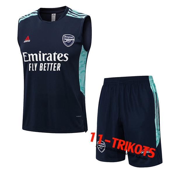 Arsenal Trainingstrikot + Shorts Navy blau 2022/2023