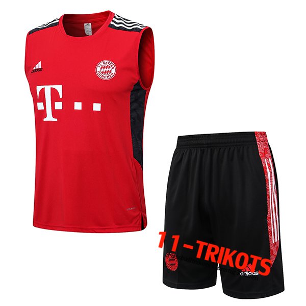 Bayern München Trainingstrikot + Shorts Rot 2022/2023