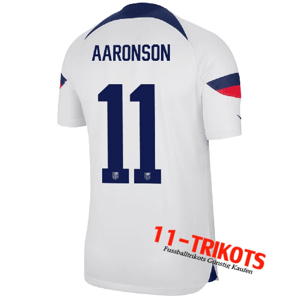 USA (AARONSON #11) 2022/2023 Heimtrikot