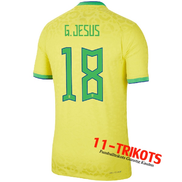 Brasilien (G.JESUS #18) 2022/2023 Heimtrikot