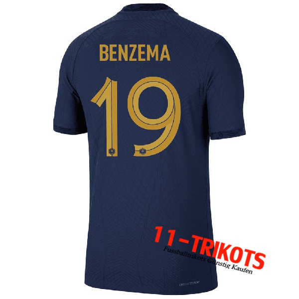 Frankreich (BENZEMA #19) 2022/2023 Heimtrikot