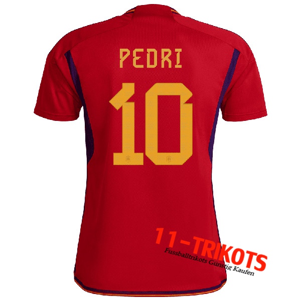 Spanien (PEDRI #10) 2022/2023 Heimtrikot