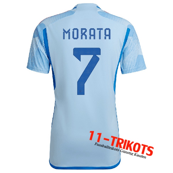 Spanien (MORATA #7) 2022/2023 Auswärtstrikot