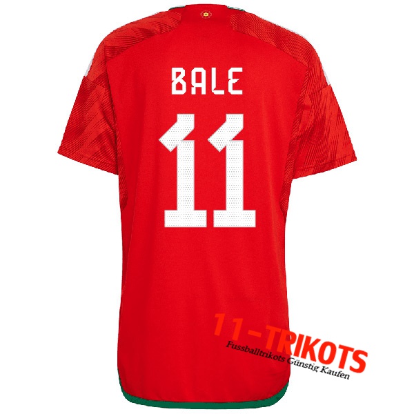 Wales (BALE #11) 2022/2023 Heimtrikot