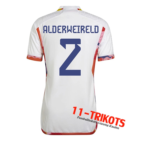 Belgien (ALDERWEIRELD #2) 2022/2023 Auswärtstrikot