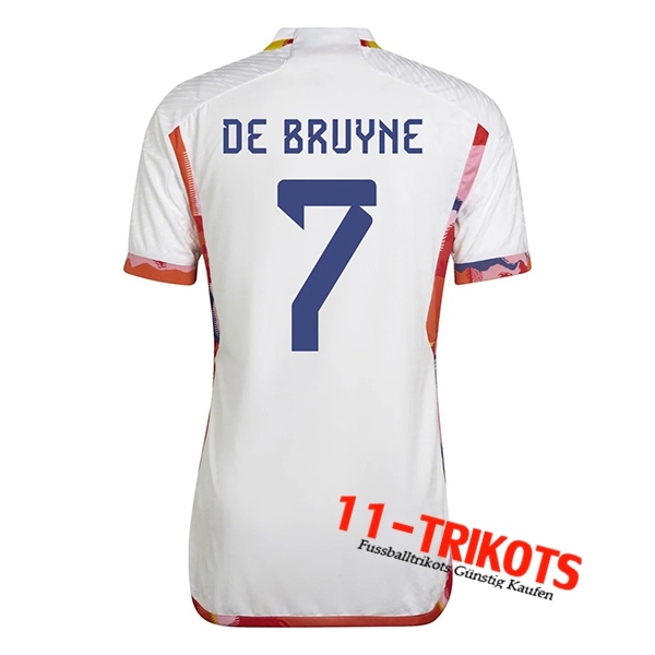 Belgien (DE BRUYNE #7) 2022/2023 Auswärtstrikot