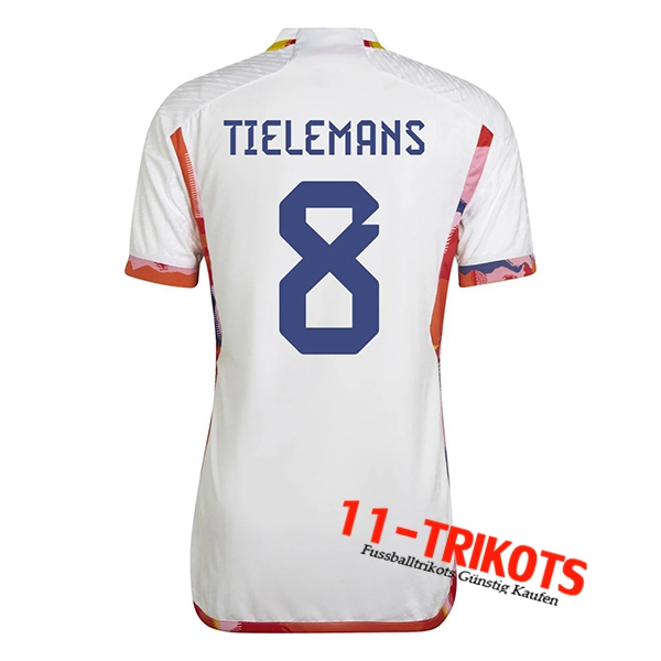 Belgien (TIELEMANS #8) 2022/2023 Auswärtstrikot