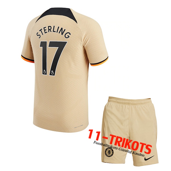 Chelsea (STERLING #17) Kinder Third Trikot 2022/2023