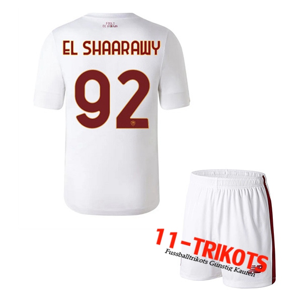 AS Rom (EL SHAARAWY #92) Kinder Auswärtstrikot 2022/2023