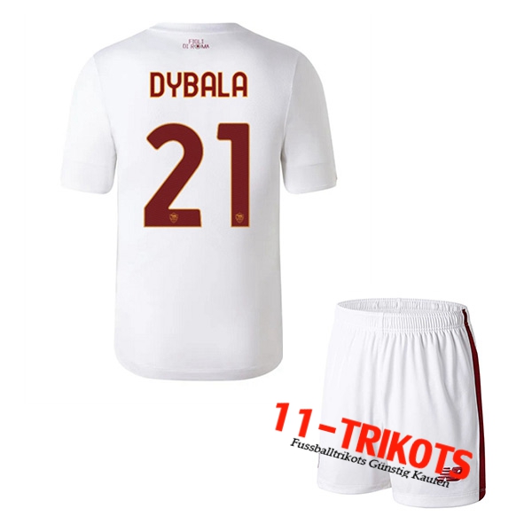 AS Rom (DYBALA #21) Kinder Auswärtstrikot 2022/2023