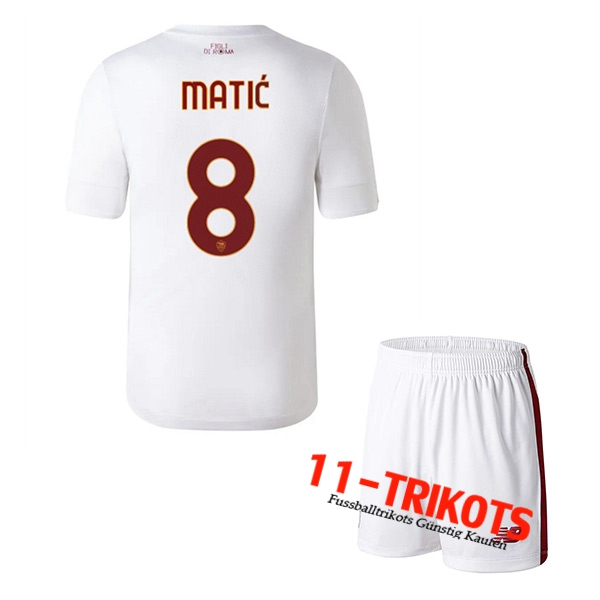 AS Rom (MATIĆ #8) Kinder Auswärtstrikot 2022/2023