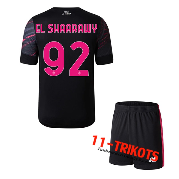 AS Rom (EL SHAARAWY #92) Kinder Third Trikot 2022/2023