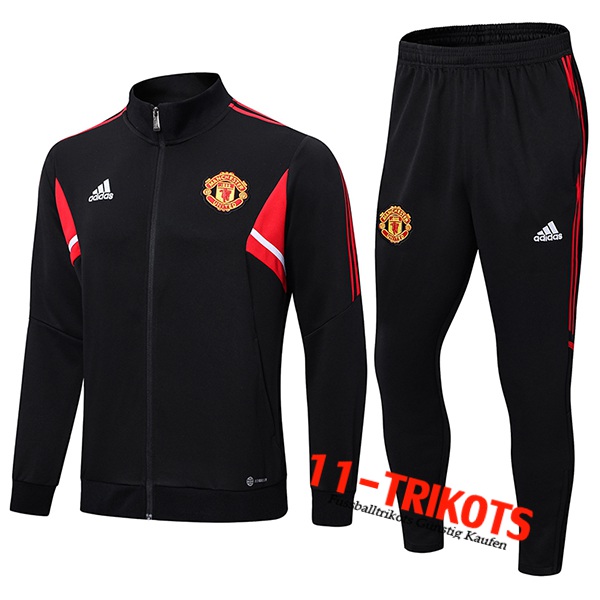 Manchester United Trainingsanzug Schwarz 2022/2023