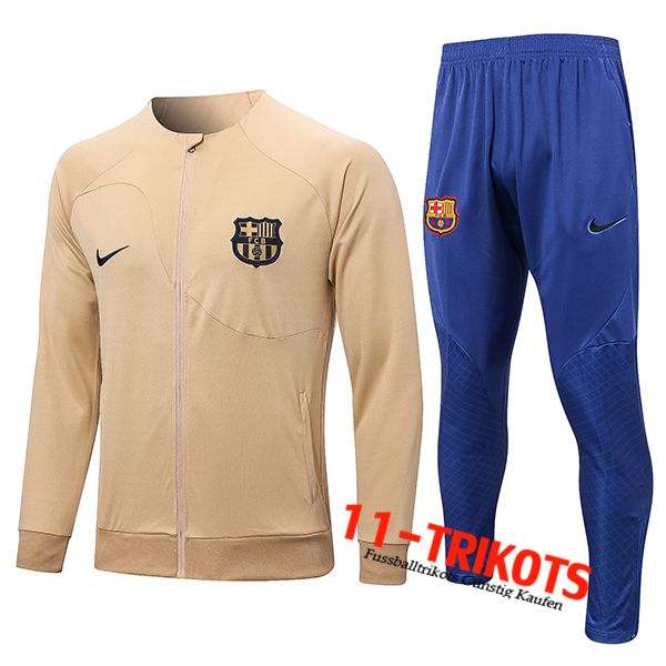 FC Barcelona Trainingsanzug (Jacke) Gelb 2022/2023