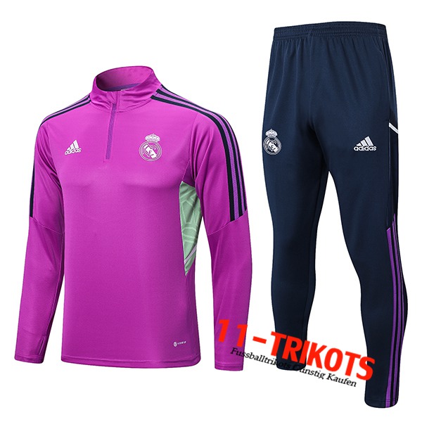 Real Madrid Trainingsanzug lila 2022/2023