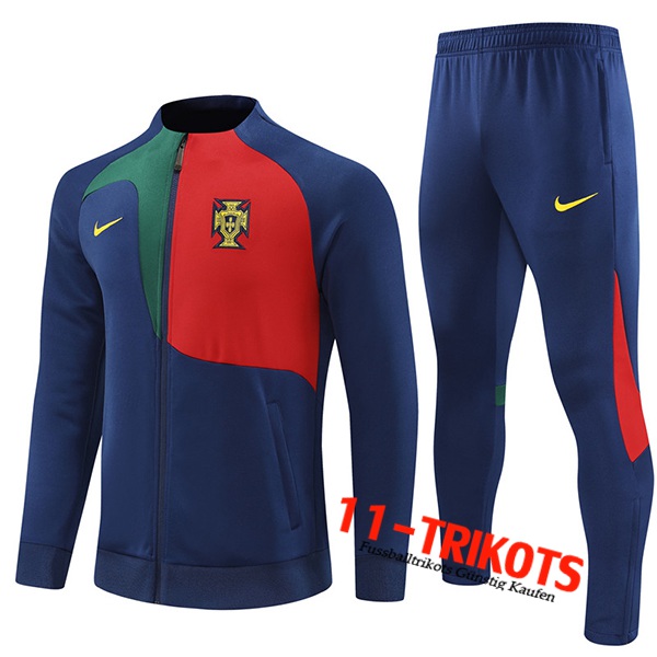 Portugal Trainingsanzug (Jacke) Navy blau 2022/2023