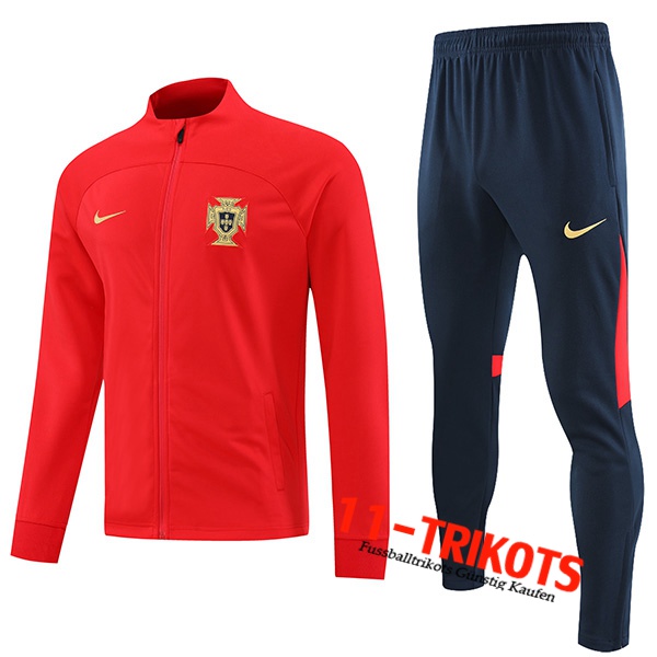 Portugal Trainingsanzug (Jacke) Rot 2022/2023