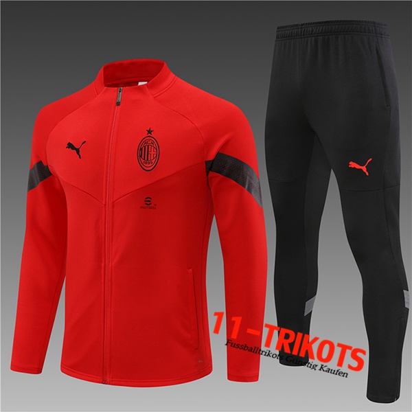 AC Milan Trainingsanzug (Jacke) Enfant Rot 2022/2023