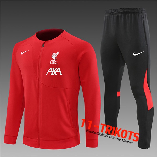 FC Liverpool Trainingsanzug (Jacke) Enfant Rot 2022/2023