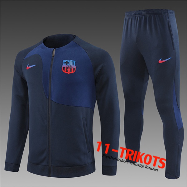 FC Barcelona Trainingsanzug (Jacke) Enfant Navy blau 2022/2023