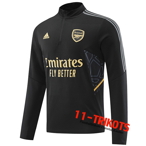 Arsenal Training Sweatshirt Schwarz 2022/2023