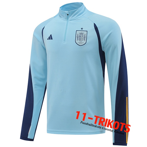 Spanien Training Sweatshirt Hellblau 2022/2023