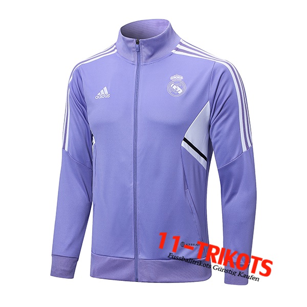 Real Madrid Trainingsjacke lila 2022/2023