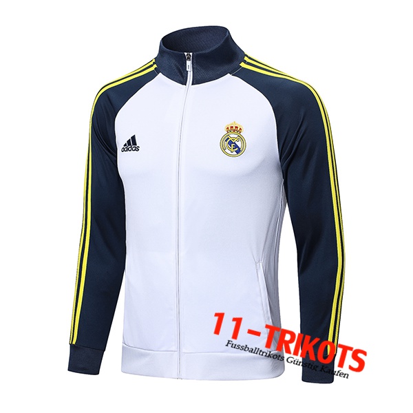 Real Madrid Trainingsjacke Weiß 2022/2023