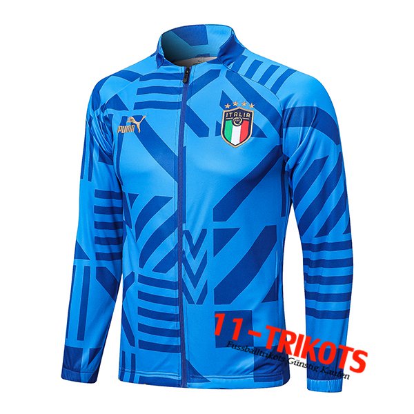 Italien Trainingsjacke Blau 2022/2023