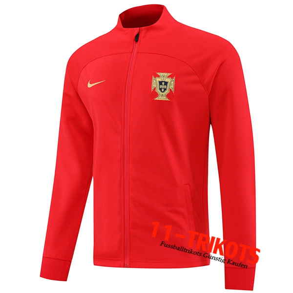 Portugal Trainingsjacke Rot 2022/2023