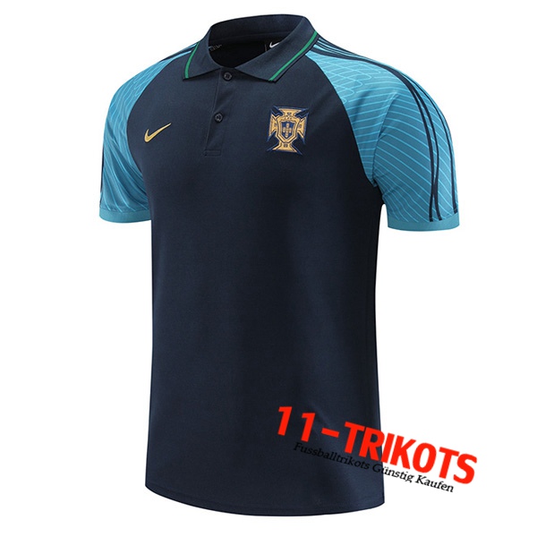 Portugal Poloshirt Blau Marine 2022/2023 -02