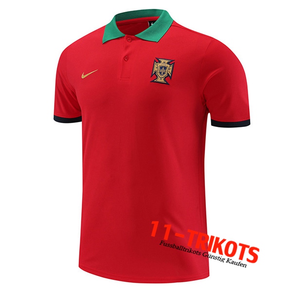 Portugal Poloshirt Rot 2022/2023 -02