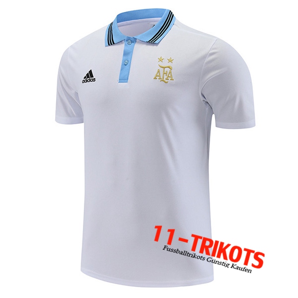 Argentin Poloshirt Weiß 2022/2023