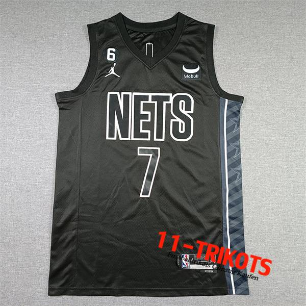 Brooklyn Nets Trikots (TATUM #7) 2022/23 Schwarz