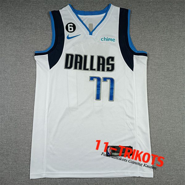 Dallas Mavericks Trikots (DONCIC #77) 2022/23 Weiß