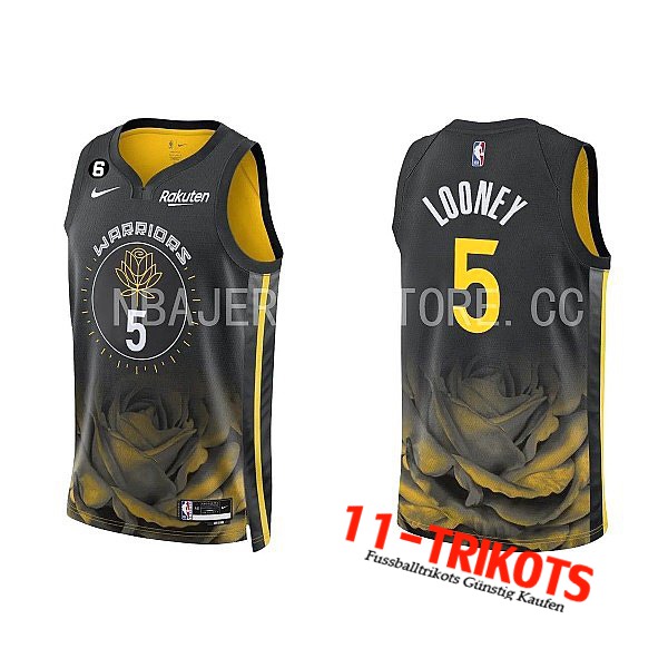 Golden State Warriors Trikots (LOONEY #5) 2022/23 Schwarz/Gelb